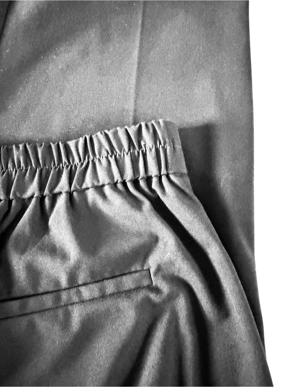 C by One Black Wide Leg Pull-On Career Pants Size M Elastic Back Waist - Picture 9 of 16